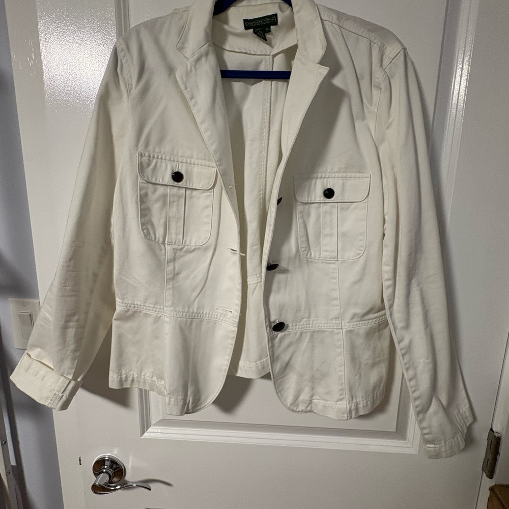 Ralph Lauren white Blazer
